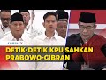 Detik - Detik KPU Sahkan Prabowo Gibran Sebagai Pemenang Pilpres 2024