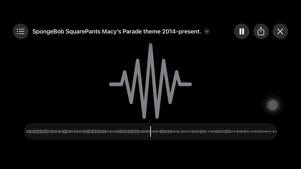 Macy’s Thanksgiving Day Parade SpongeBob SquarePants theme song 2014-present