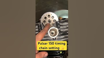 #pulsar 150#220f timing chain setting #youtubeshorts #viralvideo #mechanic 👍