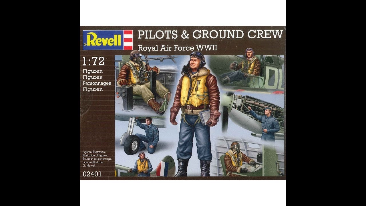 Revell Pilots & Ground Crew Royal Air Force WW 2 1/72 Scale Review