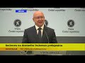 Brífink vlády k dostavbě Jaderné elektrárny Dukovany