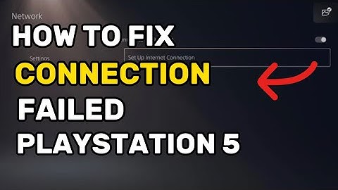 How To Fix Too Many Failed Connection Error On PlayStation 5