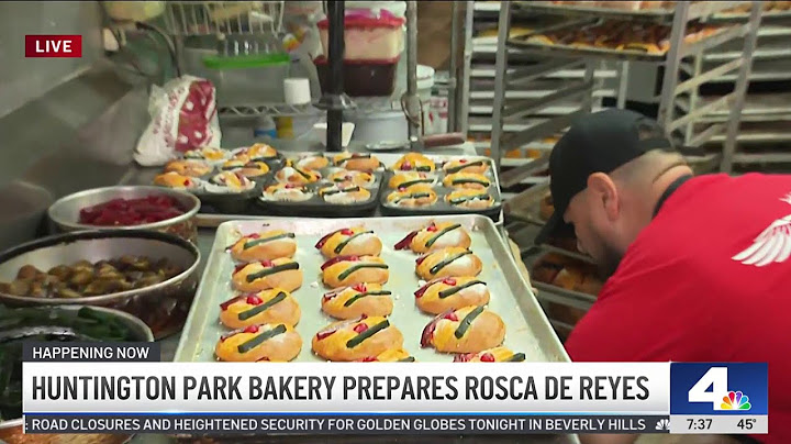 How bakeries prepare Rosca de Reyes