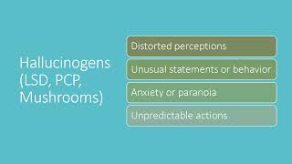 DOT Reasonable Suspicion Supervisor Training - Module 4 – Recognizing Drug Misuse