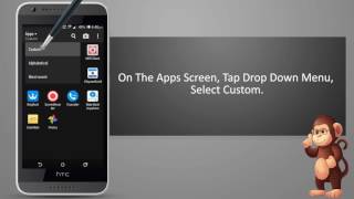 How To Remove Apps From A Folder On HTC Mobile smart phones user guide support screenshot 3