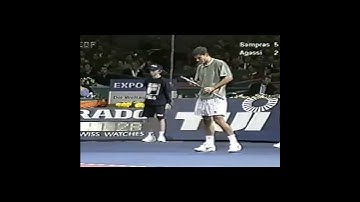 Amazing points - Pete Sampras knows how to finish a set with efficiency (3 last points of the set)
