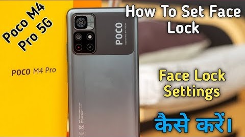How To Set Face Lock in Poco M4 Pro 5G,Poco M4 Pro Main Face Lock Keise Kare,Face Lock Set#Pocom4pro