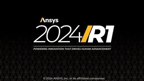 Ansys Workbench 2024 R1 User Interface and Simply Supported Beam with distributed load