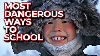 Worlds Coldest Way To School, Oymyakon Part 2 | FD Bites