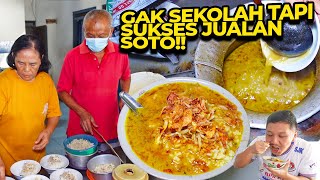 GAK BISA BAHASA INDONESIA GAK SEKOLAH BAPAK INI SUKSES JUALAN SOTO KEMIRI