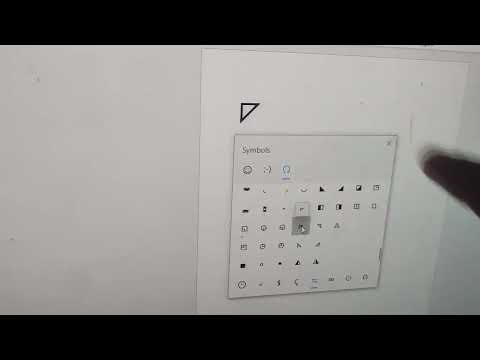 How to insert all geometric symbols in computer