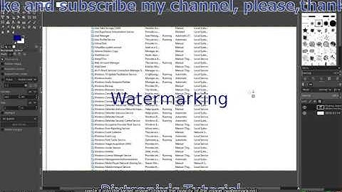Tutorial For Beginner Gimp Watermarking An Image