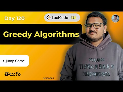 Jump Game in Telugu | Leetcode 55 | Greedy Approach Explained | srkcodes