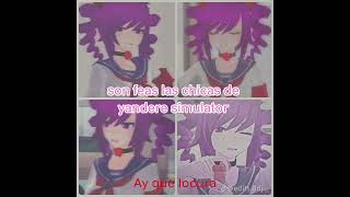 los personajes de yandere simulator en detrás del juego #yanderesimulator @Victorialand5