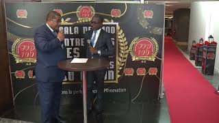 M. Léod Paul Batolo, PDG de COMILOG reçu sur Tapis Rouge du Gala des 100 Entreprises du Gabon 2020