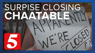 Chaatable employees protest for two days in a row after sudden restaurant closure