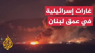 الجيش الإسرائيلي: غارات لسلاح الجو استهدفت عددا من مستودعات الأسلحة في البقاع في عمق لبنان screenshot 2