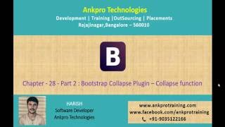 Bootstrap Chapter 28 - Bootstrap Collapse Plugin part 2