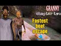 Granny Boat Escape Chapter 2 | Aaru09 Gaming 🤣🤣