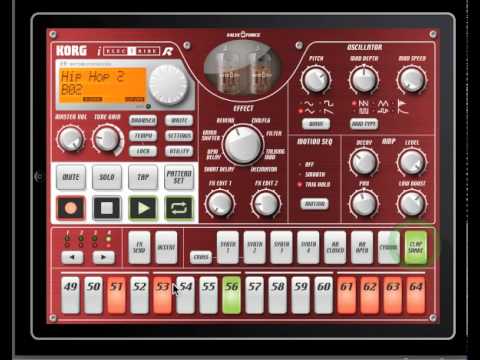 KORG iELECTRIBE for iPad : Preview