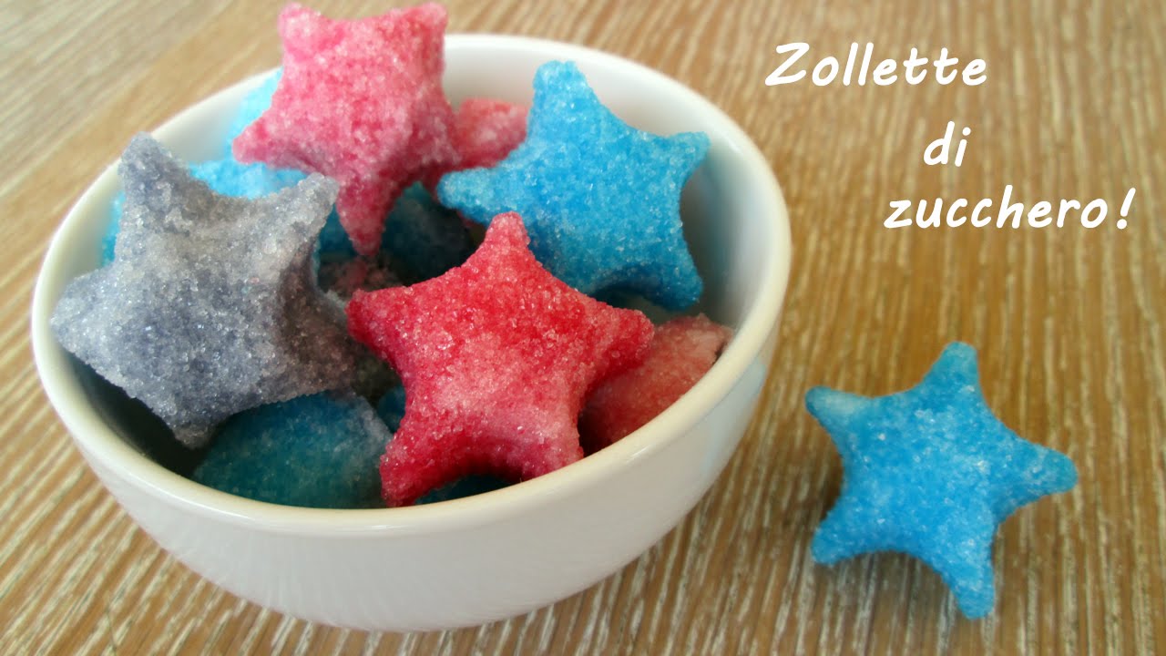 COME FARE LE ZOLLETTE DI ZUCCHERO COLORATE E AROMATIZZATE - OPSD