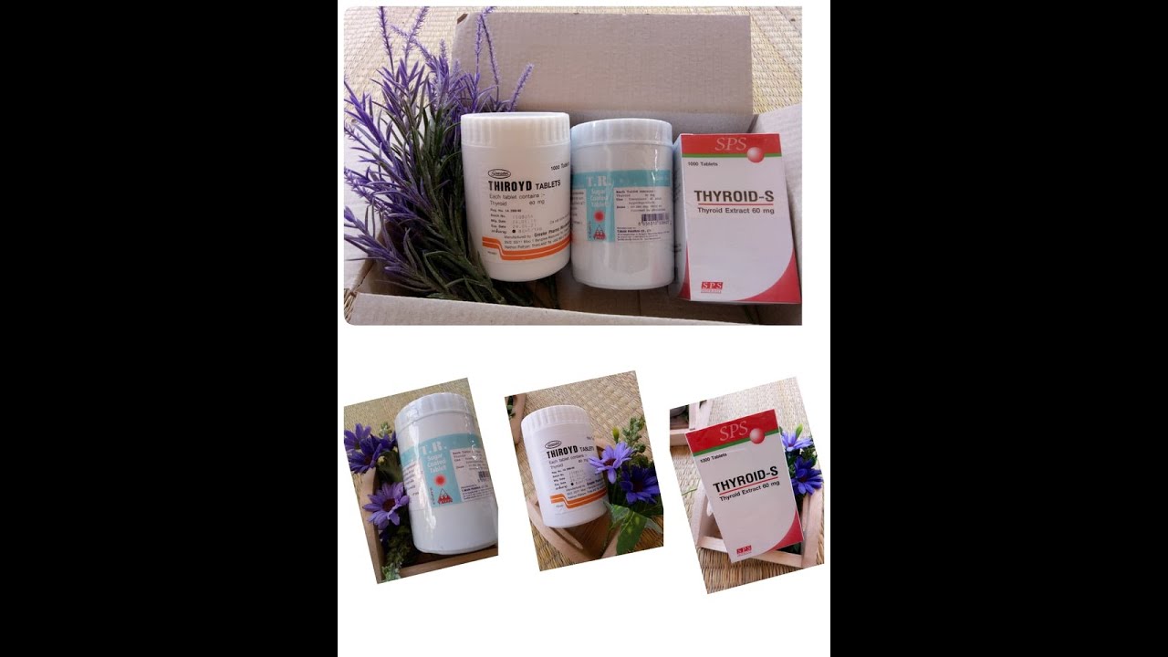 TR Thyroid by T.Man Natural Desiccated Thyroid review YouTube