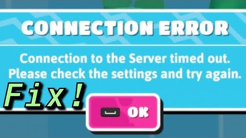 Fall Guys ERROR "Connection to the Server Timed out" HOW TO FIX!