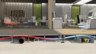 Kingspan Access Floors plenum CGI v4