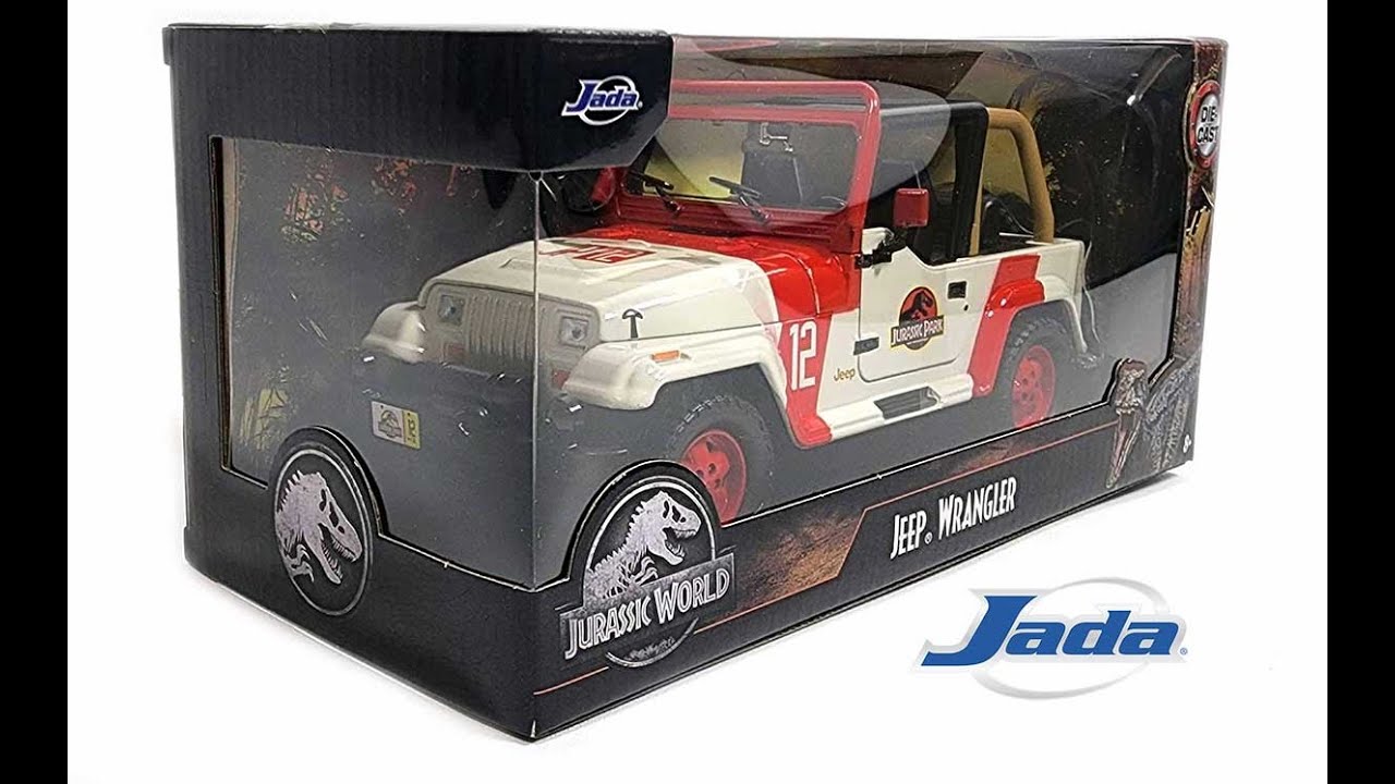 Jada Toys Hollywood Rides: Jurassic World: 1992 Jeep Wrangler 1/24 Scale