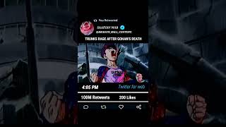 Trunks Rage After Gohans Death