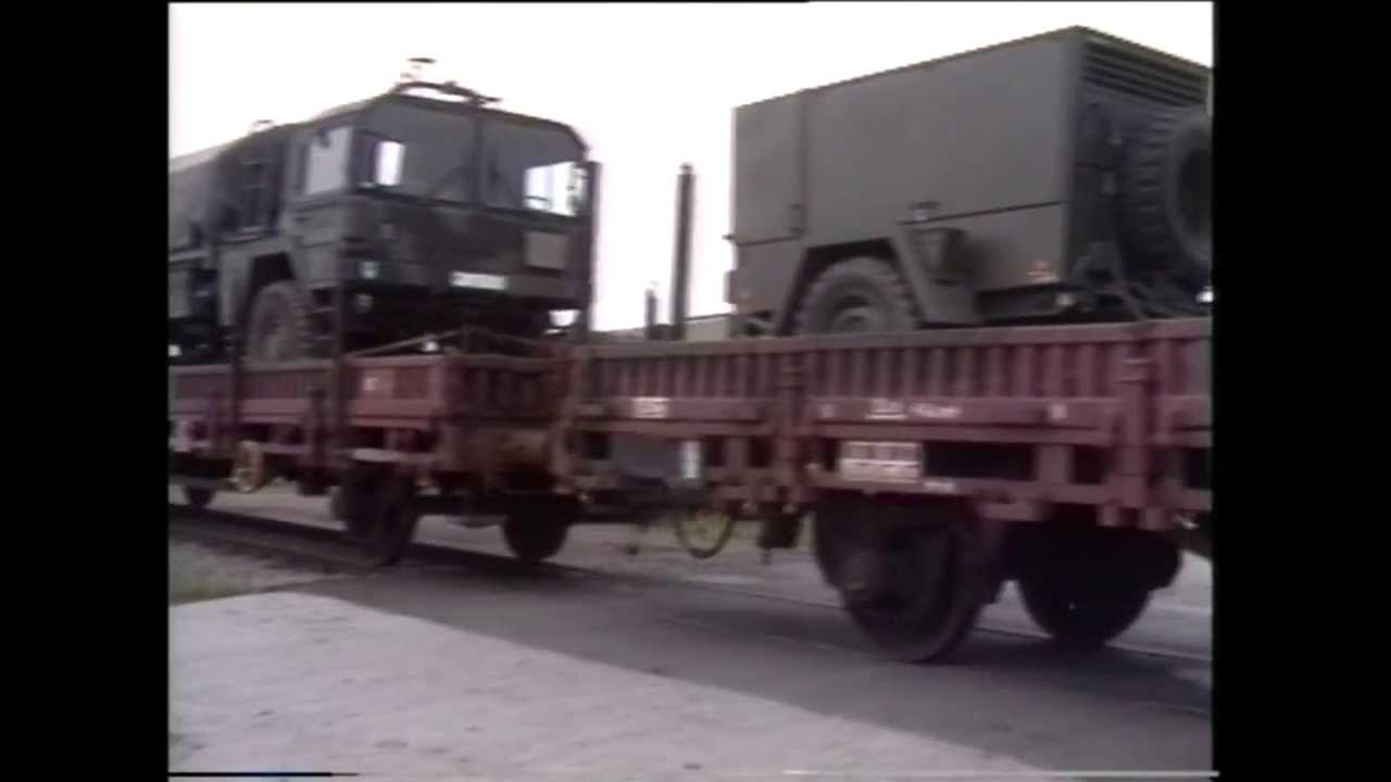 Militärtransport auf der VGH Strecke Hoya - Eystrup