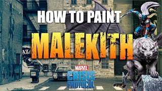 How to Paint Malekith from Marvel Crisis Protocol