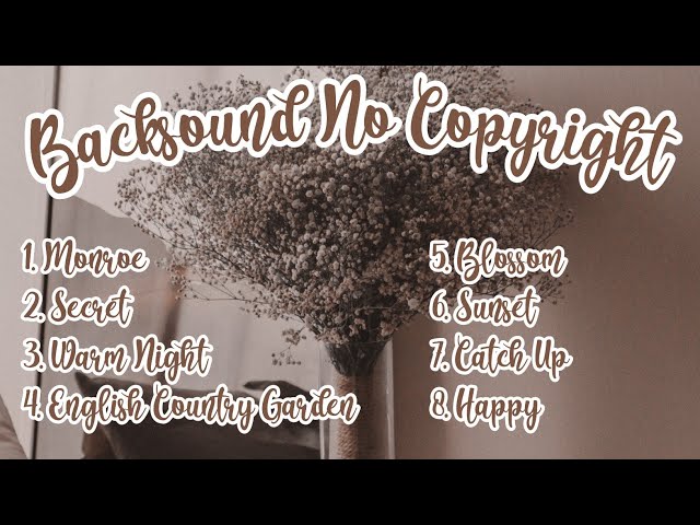 8 BACKSOUND LAGU AESTHETIC NO COPYRIGHT | COCOK BUAT VIDEO TUTORIAL | VIDEO SANTAI class=