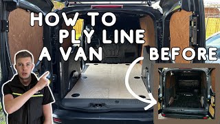 How To Ply Line A Van | Van Build Ep 2