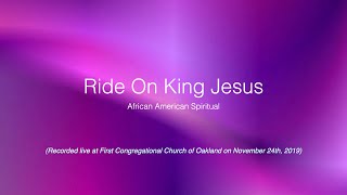 Ride On King Jesus