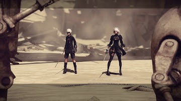 NieR:Automata - Adam Desert Boss Fight