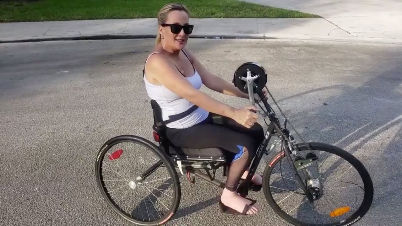 PUSHLiving Wheelchair Lifestyle Videos: Biking for Cardio, Upper Body Exercise and Fresh Air!