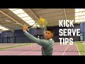 Kick Serve Tips- How to hit a kick serve