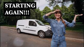Starting My New Life Again: Solo Female Stealth Van Build Conversion | EP 01