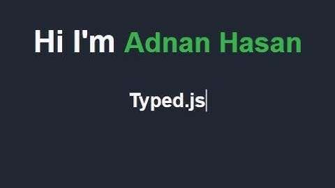 Typing with Typed.js - Simple jQuery Plugin Updated Tutorial - Bangla