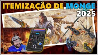 2025 MONK ITEMIZATION GUIDE WITH ALL ITEMS UP TO LEVEL 600 | COMPLETE TUTORIAL