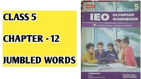 ieo olympiad workbook class 5|Class 5 | IEO workbook || Jumbled Words