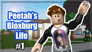 A FRESH START IN BLOXBURG! PEETAH'S BLOXBURG LIFE #1