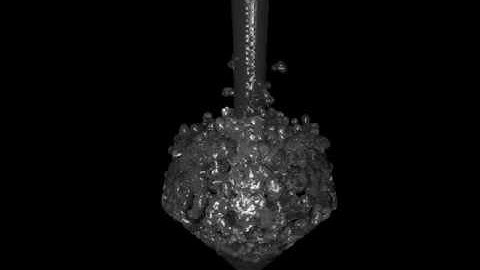 Cinema 4D + RealFlow 10K particles