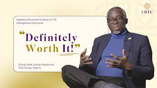 Testimonial | Applying Advanced HR Analytics | London Business Training & Consulting | London | UK