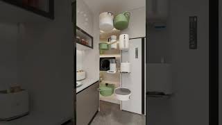 Kitchen corner cabinet | The secret to making your kitchen look bigger #kitchencorner