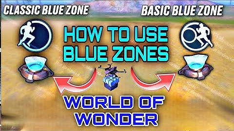 How To Setting Classic Blue Zone in Wow Map | How to Use Basic & Classic Blue Zone in Wow | PUBGM