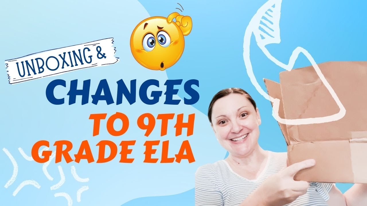 Homeschool UNBOXING + CHANGES to 9th Grade ELA #homeschoolhighschool #homeschoolcurriculum