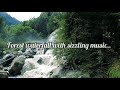 Forest waterfall with sizzling music...| nature video | status video | nature whatsapp status.