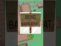 This Is A Three Ways To Make Roblox Chat Back! #robloxchat #fyp #comeback